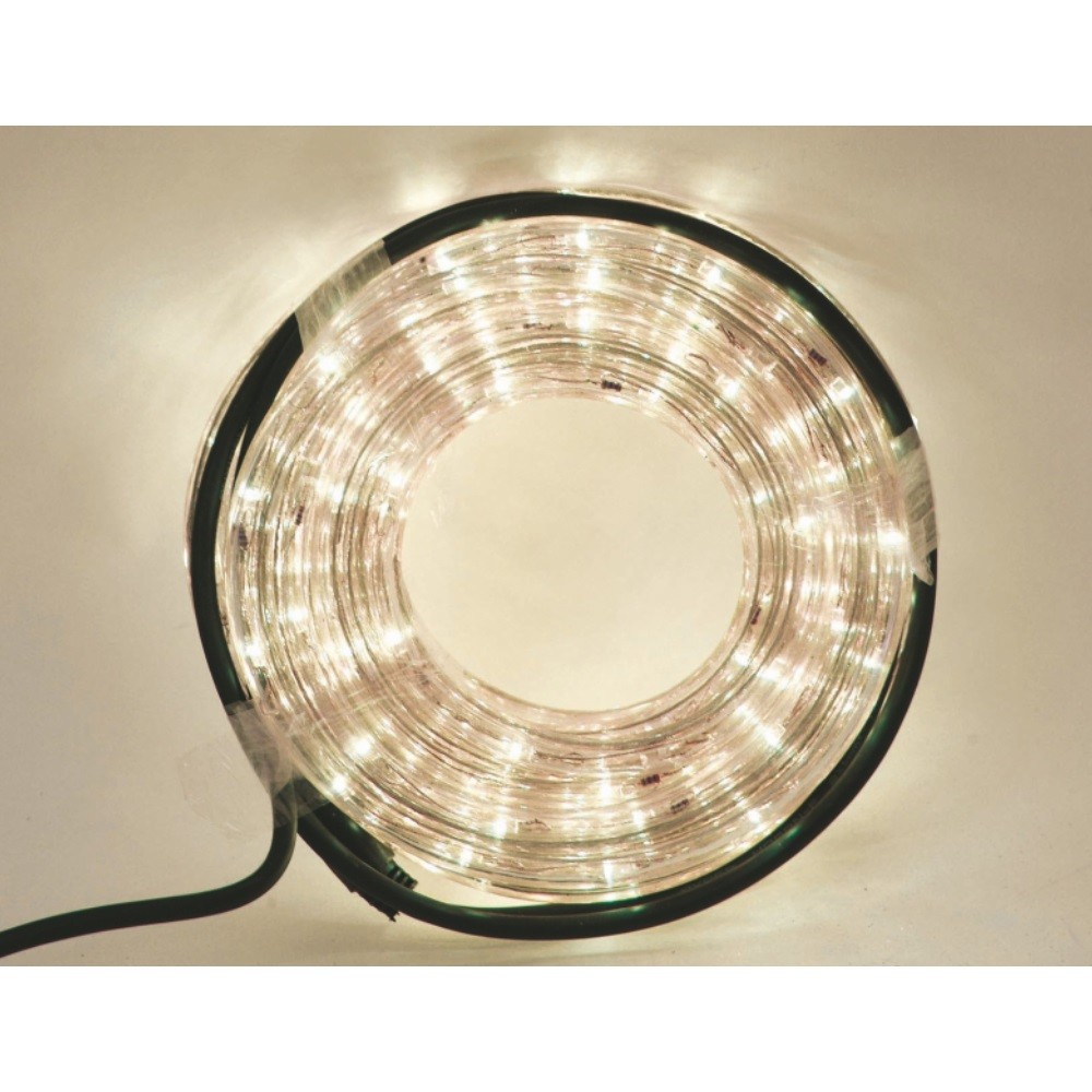 Tubo Led bianco caldo con motore per esterno 10 metri Euronatale