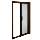 Zanzariera IRS-CE avvolgibile Orizzontale 60-160x250 cm Marrone