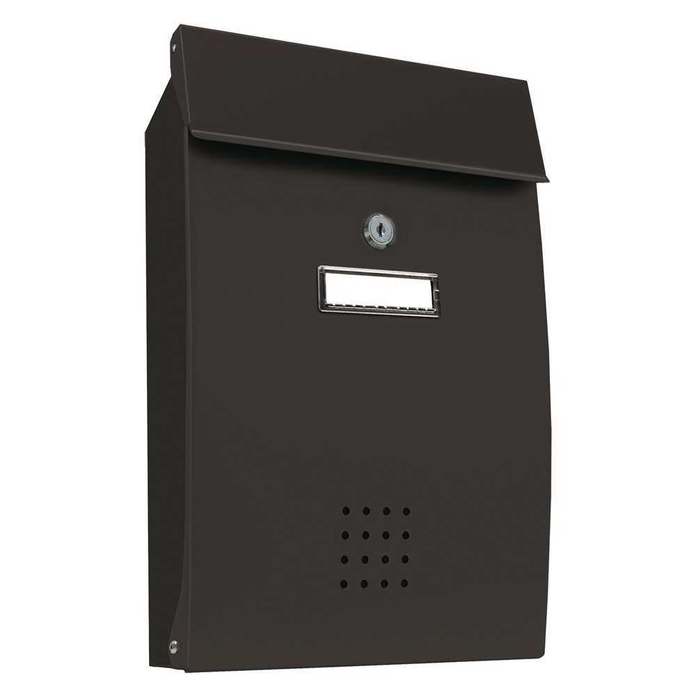  Cassetta Postale Porta Rivista Serie Pechino Lamiera Zincata - Vern.Grigio Ghisa Alubox