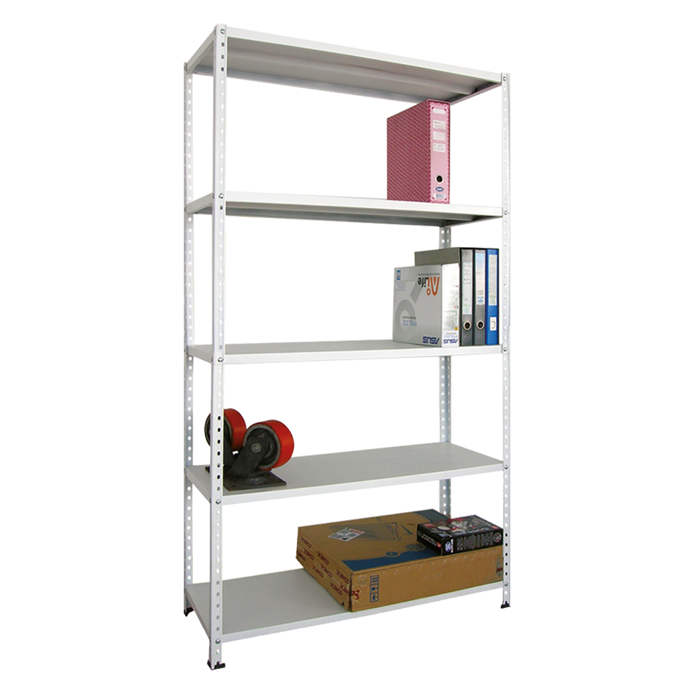 Scaffale metallico 100x40 cm grigio