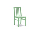 4x Sedia in legno laccato 39.5cm x 39.5cm H. 86.5cm