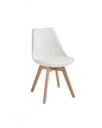 4x Sedia nordic Carlotta bianca STS