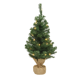 [20035842] Albero di natale imperial mini con 50 led Ø53 x H90