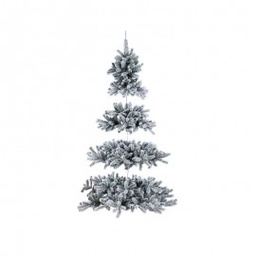 [19972063] Albero di natale innevato pendente FIEMME h210 cm