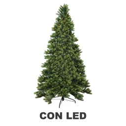 [V6180670000] Albero monte durando 2093 rami 620 LED verde cm ø132h240