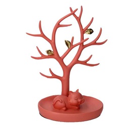 [V1871090000] Albero resina espositore rosa cm 19x11h22