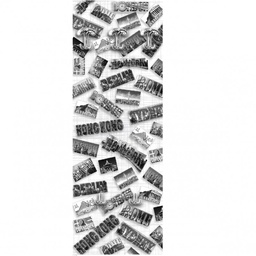 [L89881] Appendiabiti a muro Voyager Black 46x125 cm