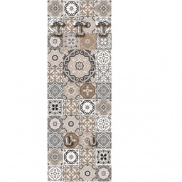 [L89870] Appendiabiti a muro multicolor 46x125 cm