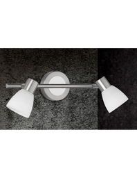[TRIO871510207] Applique 2 Faretti Spot Led G9 Carico Nichel Trio Lighting