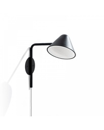 [LA/139] Applique LED Antares in metallo nero STS