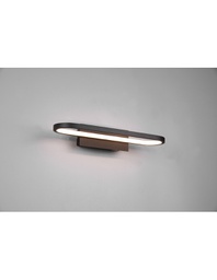 [TRIO283770132] Applique Led Da Bagno Moderno Gianni Nero IP44 Trio Lighting