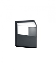 [TRIO221760142] Applique Led Facciata Esterna Ganges Antracite IP54 Trio Lighting