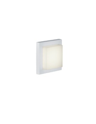 [TRIO228960101] Applique Plafoniera Led IP54 Hondo Bianco 14x14 cm Trio Lighting