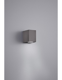 [TRIO229160142] Applique Rettangolare Tiber Spot Led Orientabile IP54 Antracite H10 cm Trio Lighting