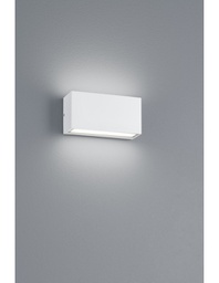 [TRIO226960231] Applique Rettangolare Trent Led IP65 Bianco Doppia Luce Trio Lighting