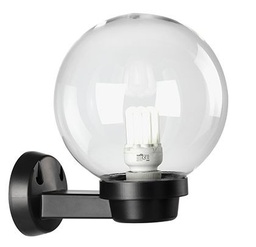 [SOV360/06] Applique Sf.Chiara D.20 E27  linea globo  nero