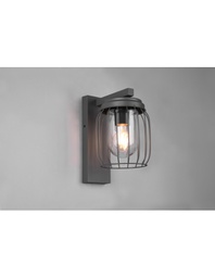 [TRIO210860142] Applique Tuela Lanterna Rete Metallica Antracite IP44 Trio Lighting