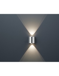 [TRIO225510207] Applique Wales Doppia Luce Led Nichel Trio Lighting