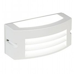 [SOV98492/02] Applique in alluminio pressofuso con diffusore in termoplastico opalino - Luce calda 3000°K - 10W - 840 lumen bianco