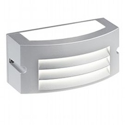 [SOV98492/72] Applique in alluminio pressofuso con diffusore opalino - 10W, 950 lumen, luce calda alluminio