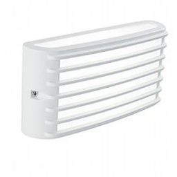 [SOV98501/02] Applique in alluminio pressofuso con diffusore opalino - 10W, 950 lumen, luce calda bianco