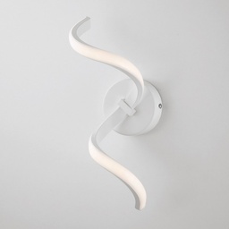 [BL212-ABC] Applique in metallo e alluminio Bianco con LED integrato 13x h32 cm