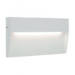 [SOV99158/02] Applique tonda in alluminio pressofuso con diffusore satinato - 6W, 777 lumen bianco