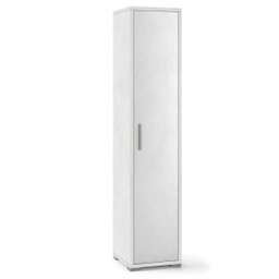 [ODB364OSOSK] Armadio multiuso stretto in legno Bianco Ossido 39x41x h182 cm