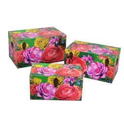 [V3822910000] Baule ecopelle 1-3 multicolor rettangolare cm 64