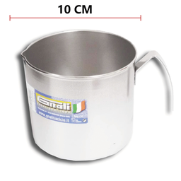 [1999690] Bricco In Acciaio Inox Con Bordo D.10 Cm 
