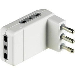[024556] Bticino S3606De Adattatore Per Presa Di Corrente Tipo L (It) Bianco