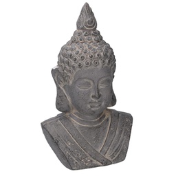 [V5863860000] Buddha resina grigio cm 24