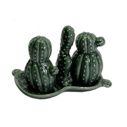 [V8524840000] Cactus ceramica verde cm13,5x8,5h10