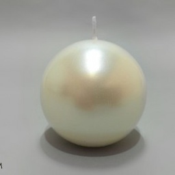 [19627411] Candela natalizia sferica Bianco 5 cm