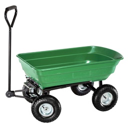 [DFL6068724] Carrellino Da Giardino Ribaltabile 'Tippy' Capacità Vasca 75 Lt