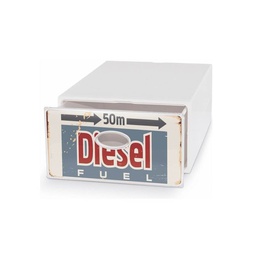 [1905476] Cassetto contenitore multiuso da riordino 28x40x15 H qbox Gasoline Domopak