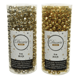 [20035384] Catena per deorazione natalizzia colore oro assortita 9 metri