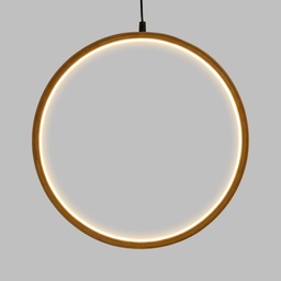[20038423] Cerchio Ø37cm led Legno Chiaro