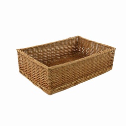 [V2314280000] Cesta espositore vimini dritta rettangolare cm 60x40h17