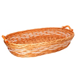 [V9373000000] Cesta vimini marrone ovale cm72x48h13