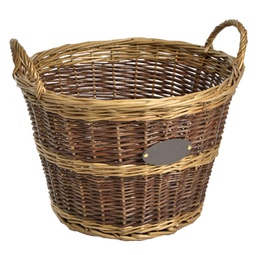 [V2314850000] Cesta vimini mastello maxi 2manici cmø50h35