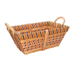 [V9373390000] Cesta vimini miele rettangolare cm43x30h18