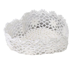[V1722050000] Cestina pizzo cuore cm29x27h7