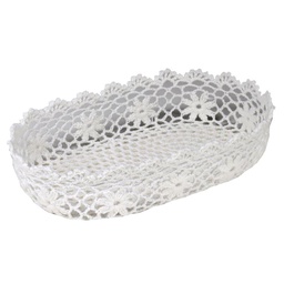 [V1722000000] Cestina pizzo ovale cm31,5x20h7