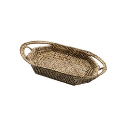 [V1711560000] Cestina vimini barchetta birman ovale cm32x15h6