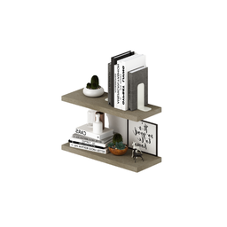 [AZ25369] Coppia mensole a muro  colore Argilla H2,2x60x23cm