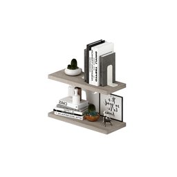 [AZ25390] Coppia mensole a muro  colore Olmo H2,2x60x23cm