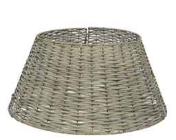 [19974765] Copri base per albero di Natale Willow colore Grigio H 28 x ø 70 cm