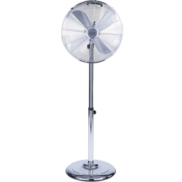 [2003378] Coveri Ventilatore Con Piantana Vintage Cromo Watt. 65 Cm. 133

