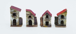 [045265] Disp.Casolare Singolo Cm.5X3,5X10,5H 2 Modelli Assortitoi decorazione di Natale